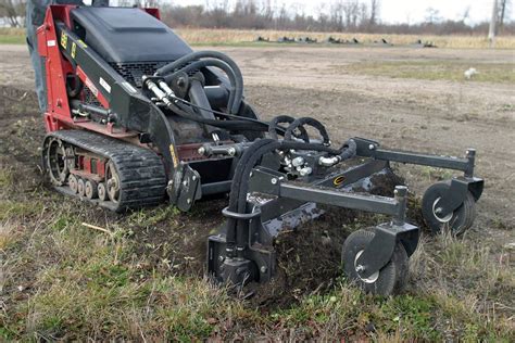 mini skid steer soil conditioner attachment for sale|skid loader soil conditioner.